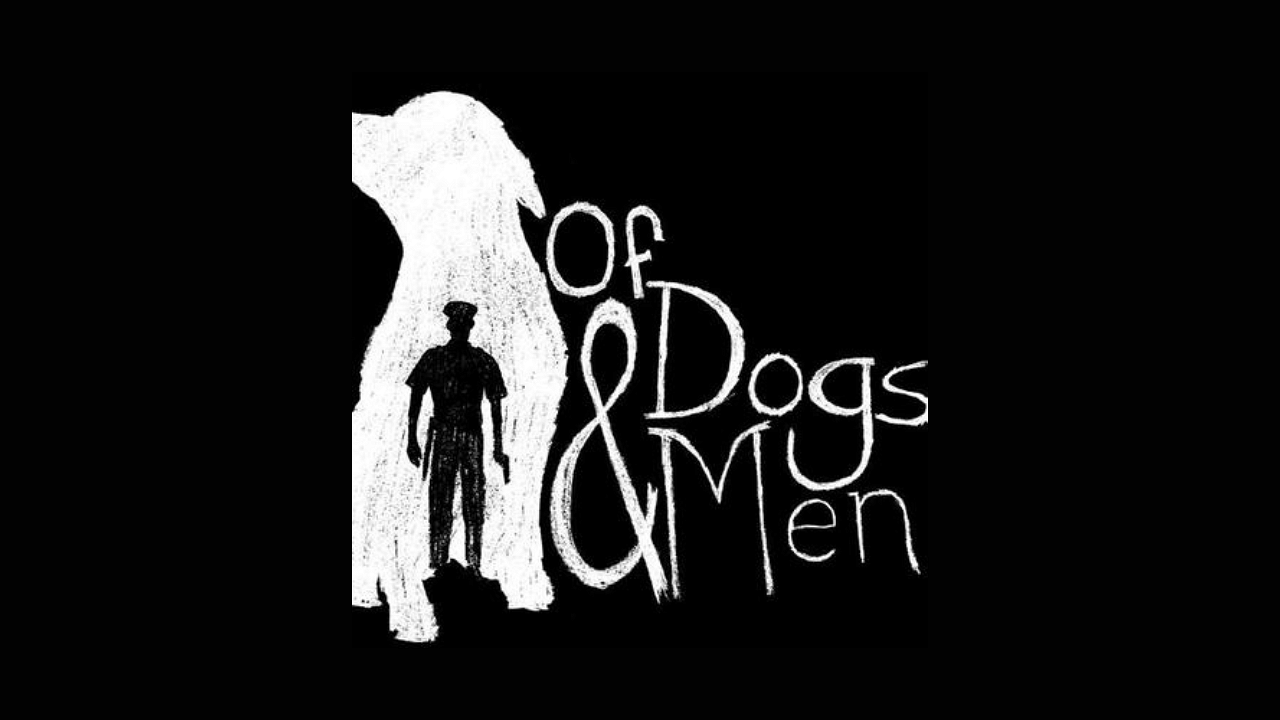 <div class="paragraphs"><p>'Of Dogs and Men' poster.</p></div>